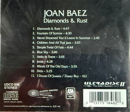 Joan Baez - Diamonds & Rust (Mobile Fidelity 24K Gold CD)