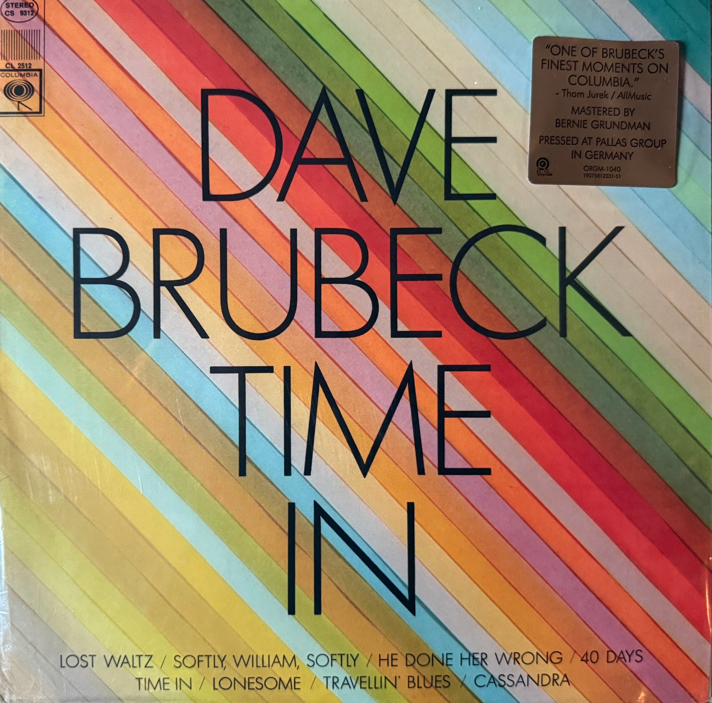 Dave Brubeck - Time In (ORG) Factory Sealed