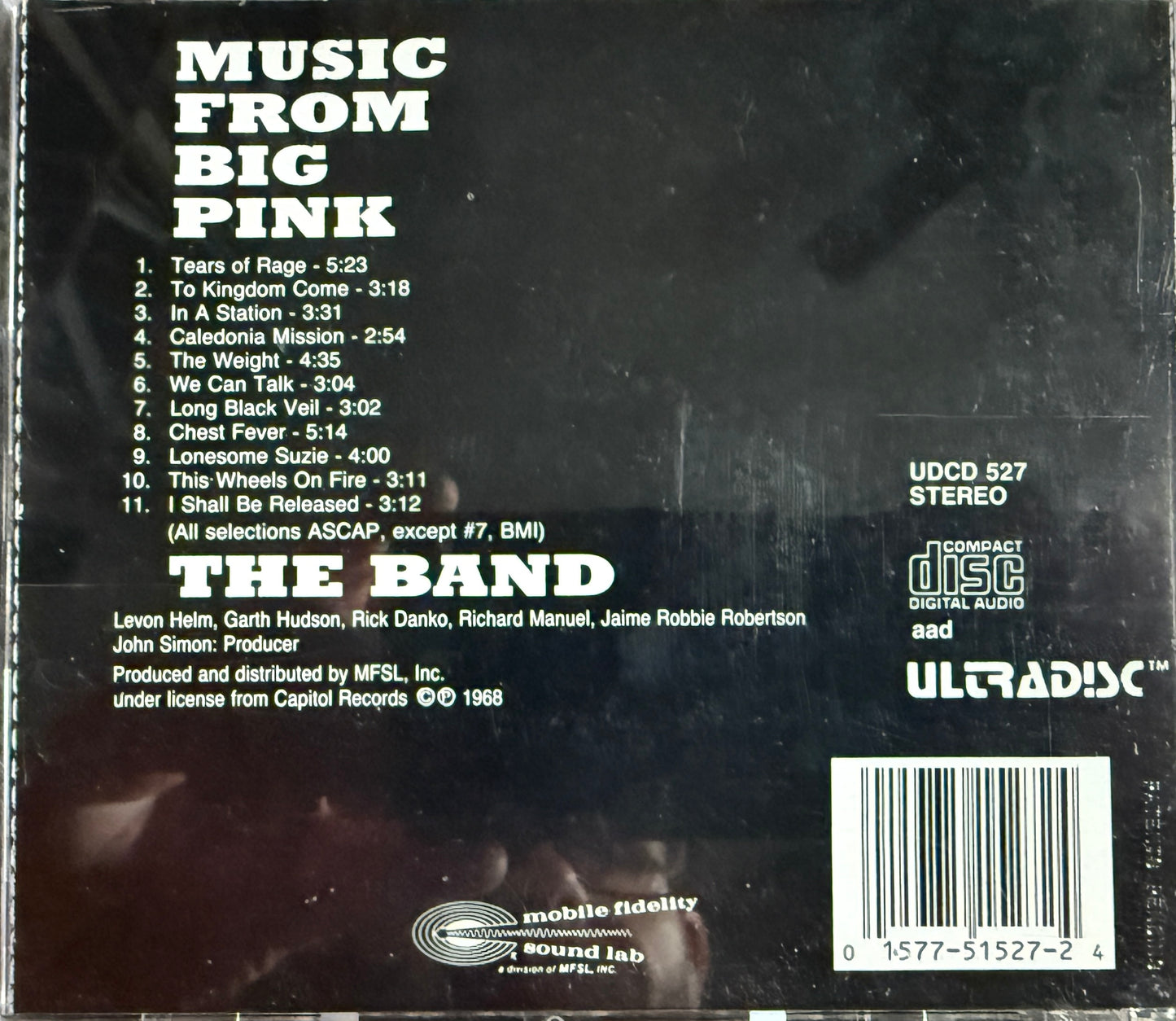 Band - Music From Big Pink (Mobile Fidelity 24K Gold CD)