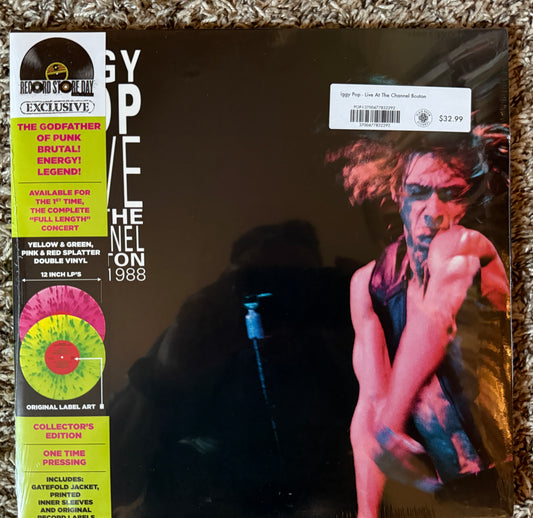 Iggy Pop - Live At The Channel Boston (2XLP Factory Sealed)