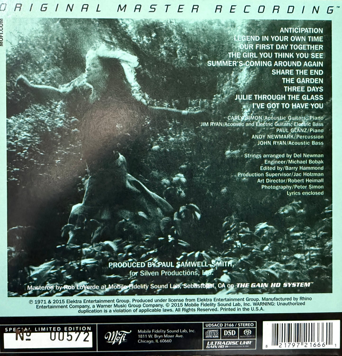 Carly Simon - Anticipation (Mobile Fidelity SACD)