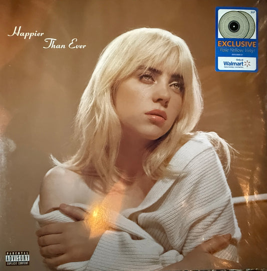 Billie Eilish - Happier Than Ever (Yellow Vinyl) Factory Sealed