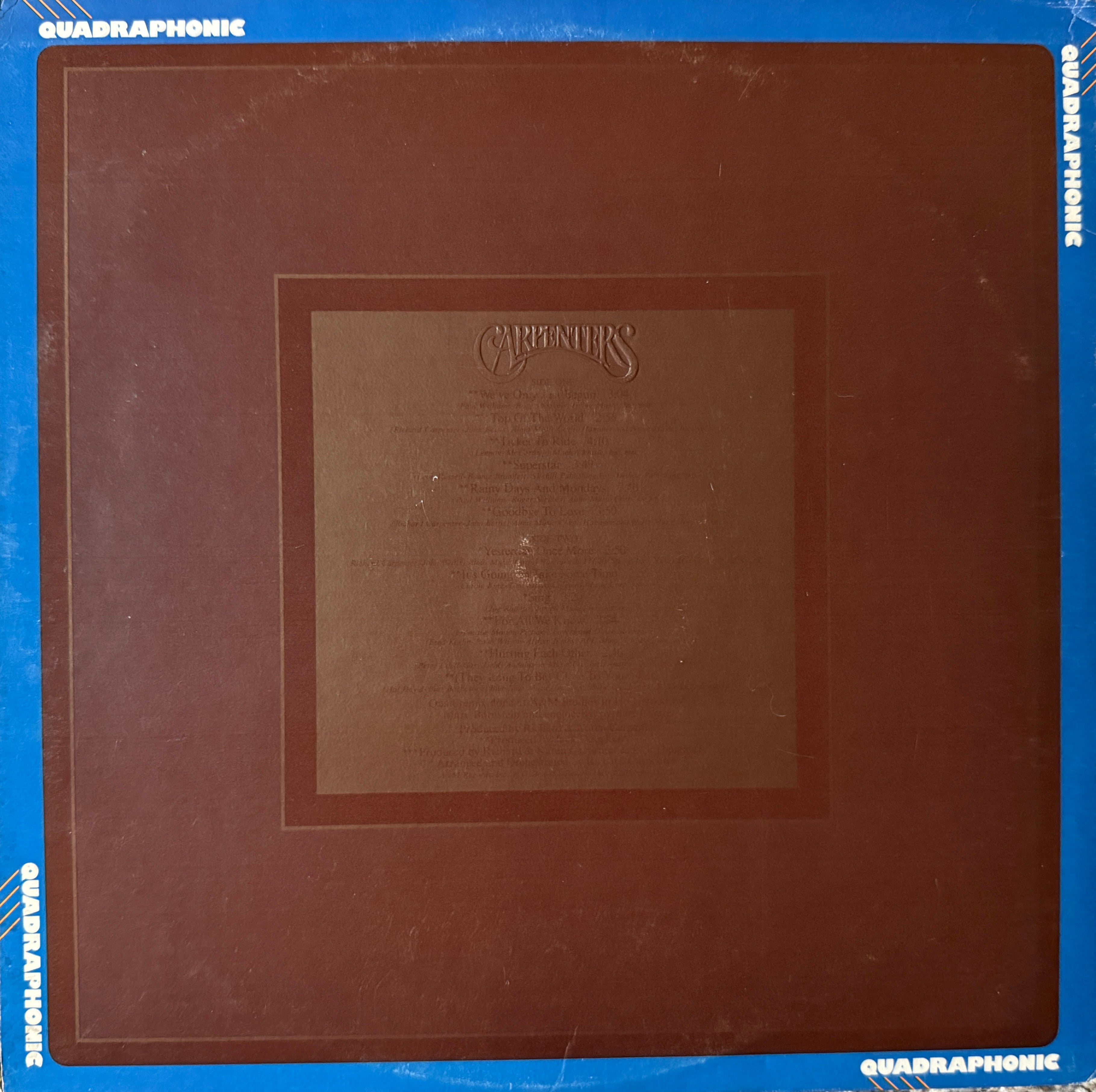 The Carpenters - Singles (Quad) – Hi-Fidelity