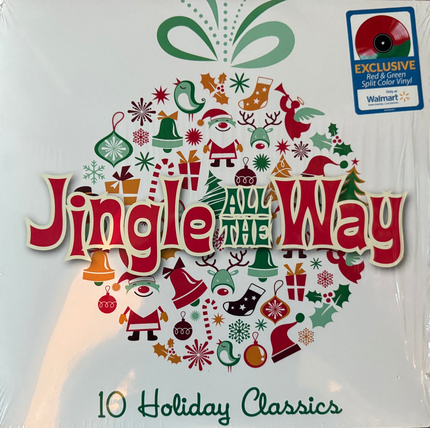 Jingle All The Way - 10 Holiday Classics (Red Green Color Split)