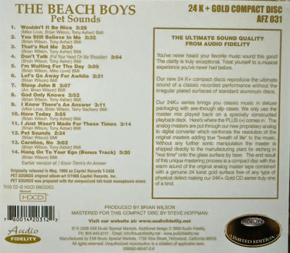 Beach Boys - Pet Sounds (Audio Fidelity Gold CD)