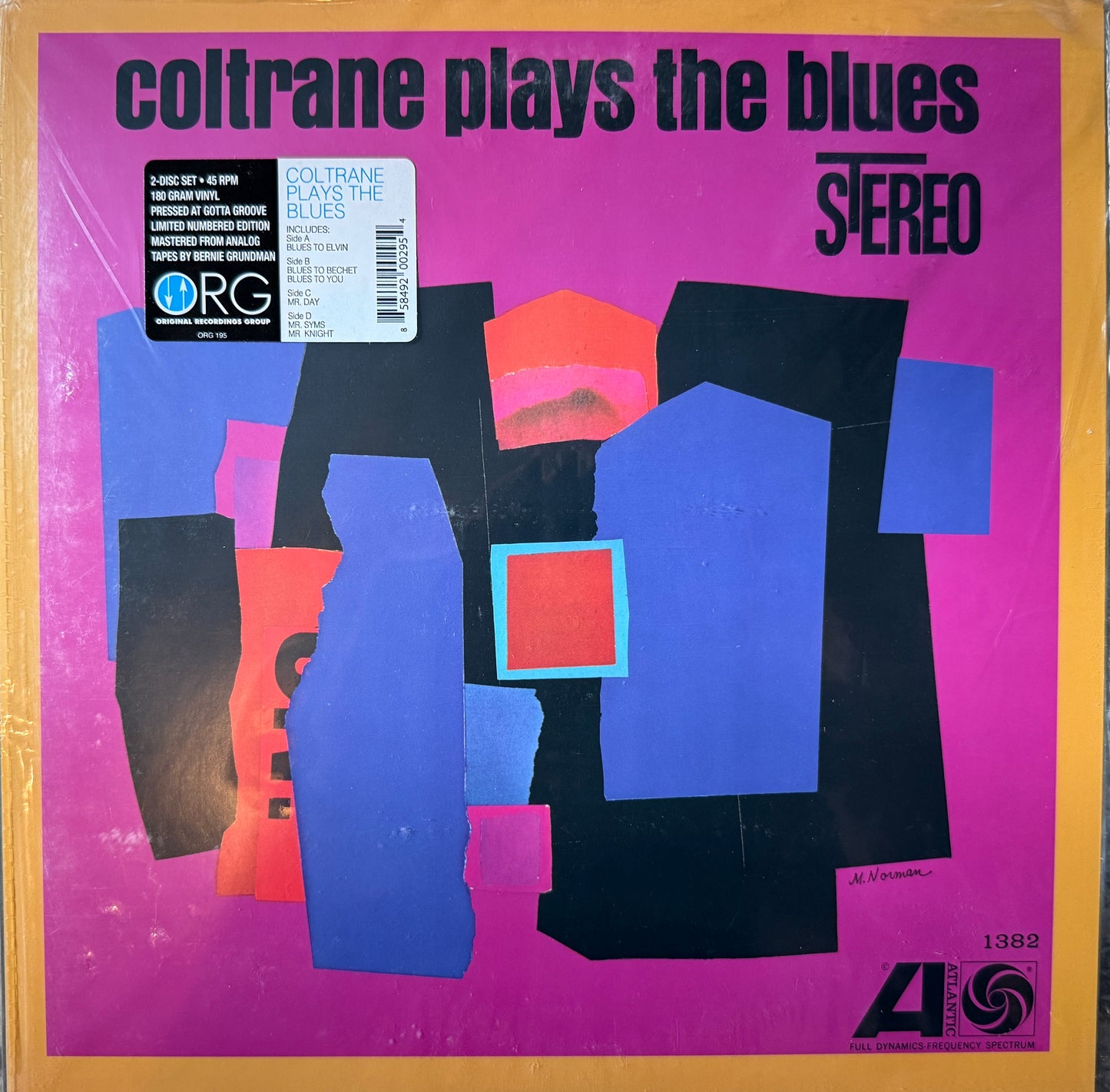 John Coltrane - Coltrane Plays The Blues (ORG 2XLP) Factory Sealed