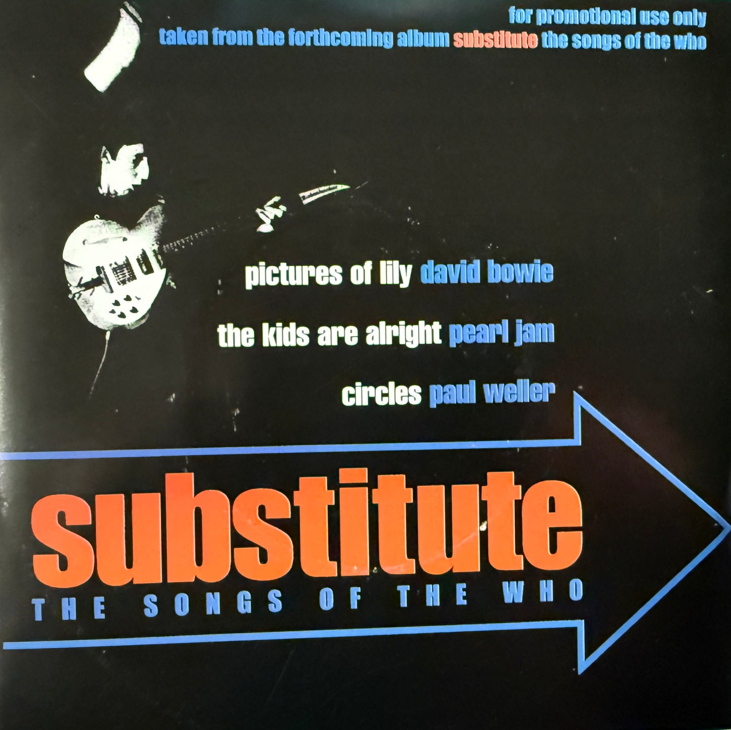 Substitute:Songs Of The Who (Featuring David Bowie/Pearl Jam/Paul Weller) PROMO Red Vinyl 7”