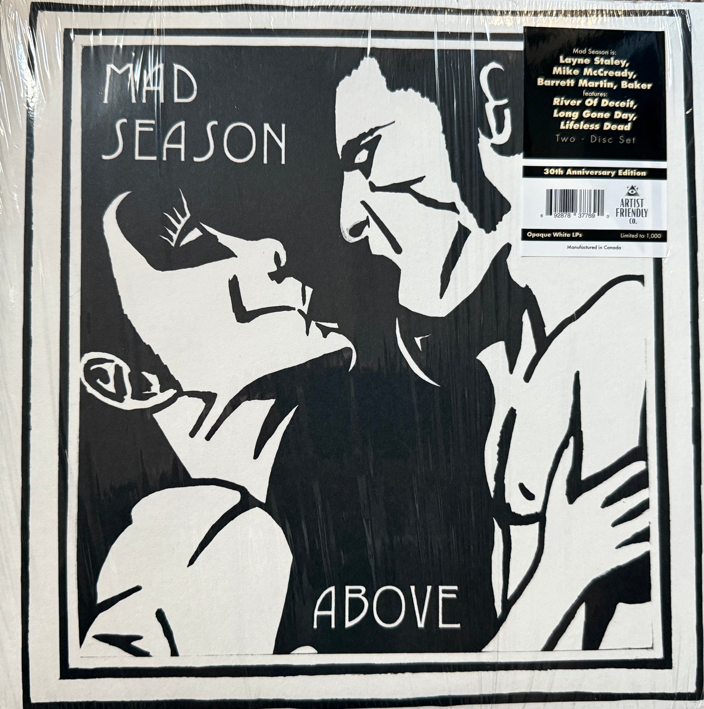 Mad Season - Above (30th Anniversary 2XLP Ltd Edition) Opaque White Vinyl