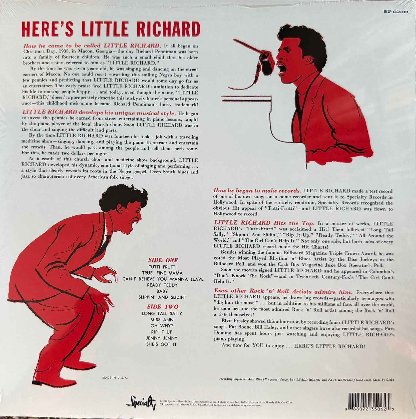 Little Richard - Here’s Little Richard (Factory Sealed)