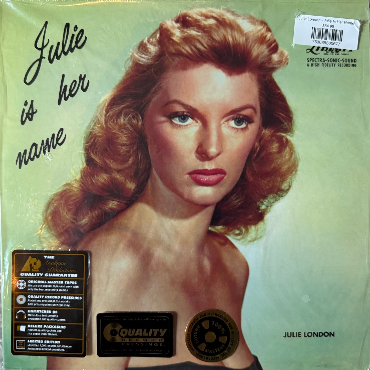 Julie London - Julie Is Her Name (AP 2XLP) Factory Sealed
