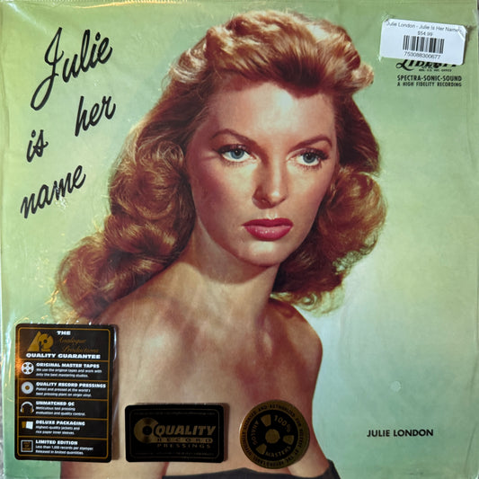 Julie London - Julie Is Her Name (AP 2XLP) Factory Sealed