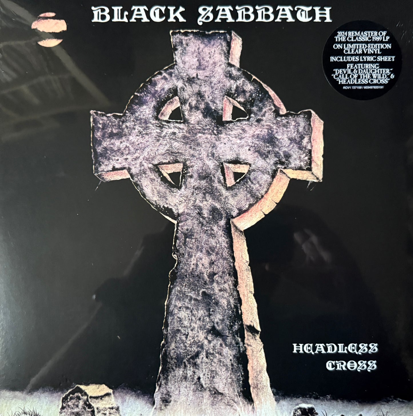 Black Sabbath - Headless Cross (Clear Vinyl Factory Sealed)