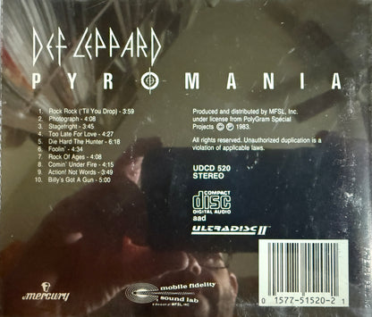 Def Leppard - Pyromania (Mobile Fidelity 24K Gold CD)