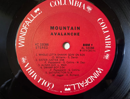 Mountain - Avalanche (1st U.S. Press)