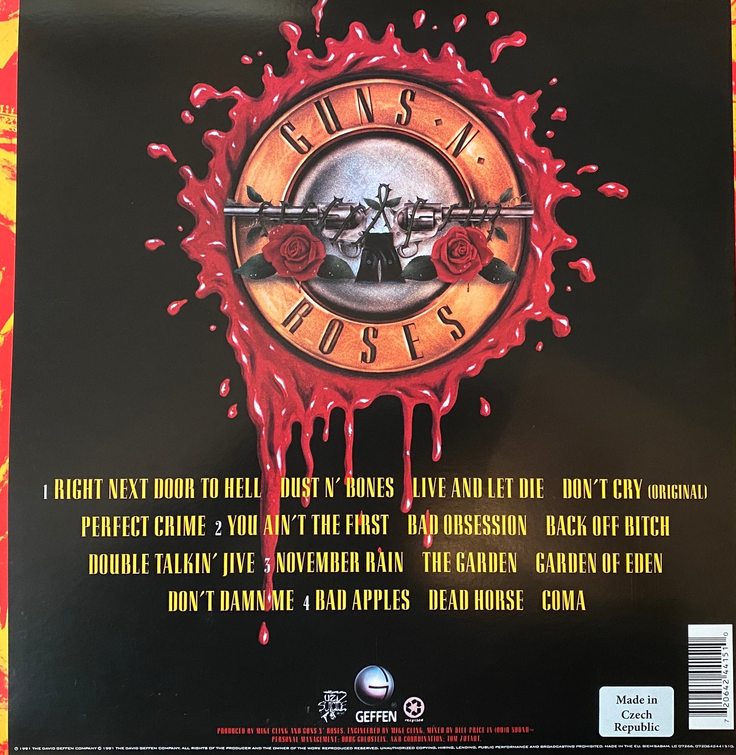 Guns N’ Roses - Use Your Illusion I (2016 U.S. 180 Gram 2XLP)