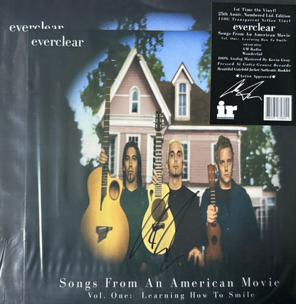 Everclear - Songs From An American Movie Vol. One: Learning How To Smile (Intervention Records Ltd Edition Yellow Vinyl) INSERT SIGNED by Art Alexakis)
