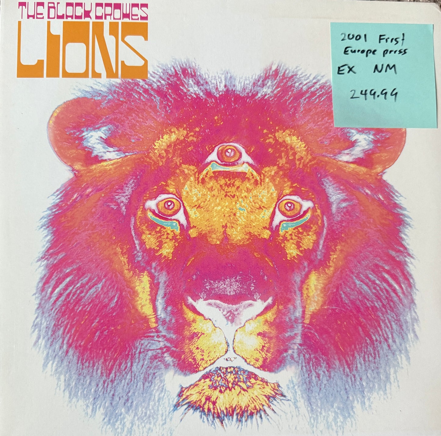 Black Crowes - Lions (2001 Europe Press 2XLP)