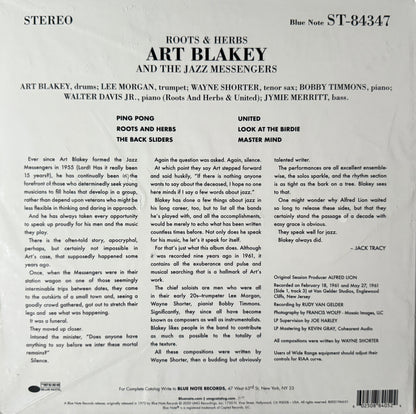 Art Blakey and The Jazz Messengers - Roots & Herb (Tone Poet) Factory Sealed