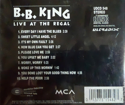 BB King - Live At The Regal (Mobile Fidelity 24K Gold CD)