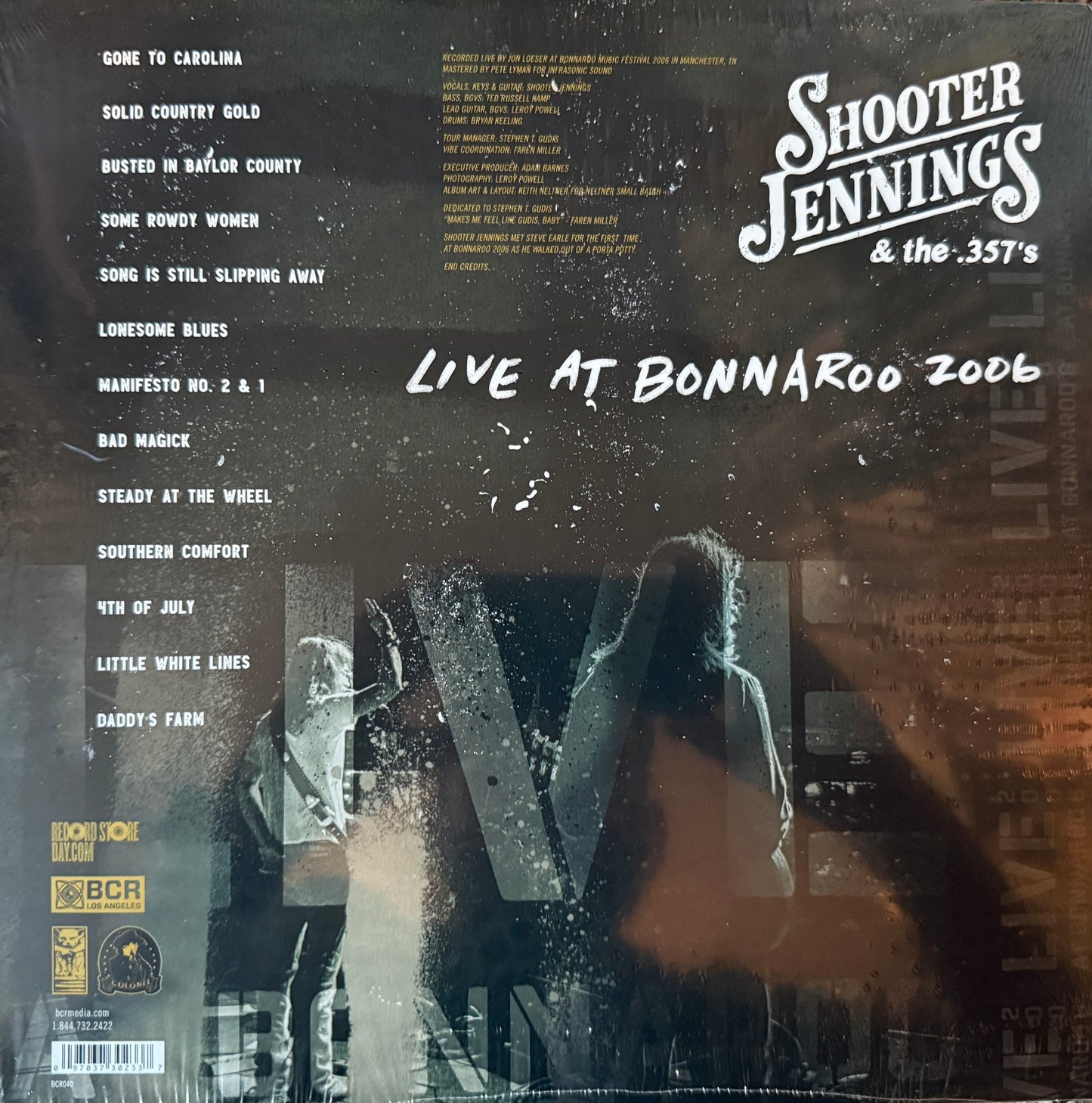 Shooter Jennings & The 357’s - Live At Bonnaroo 2006 (Factory Sealed)