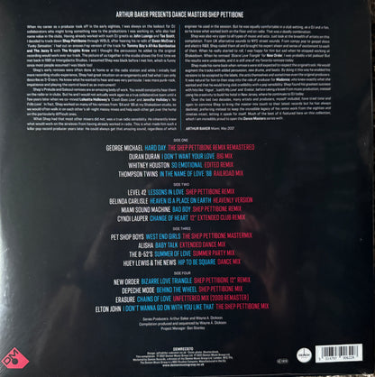 Arthur Baker Presents Dance Masters - Shep Pettibone Vol. 1 Factory Sealed