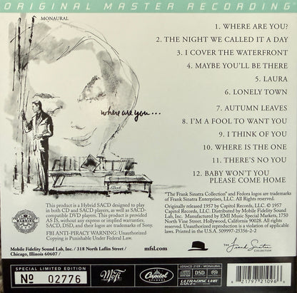 Frank Sinatra - Where Are You (Mobile Fidelity SACD)