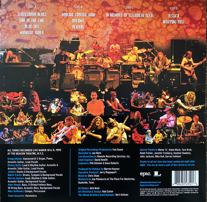 Allman Brothers Band - Live At The Beacon Theater (2014 RSD 2XLP)