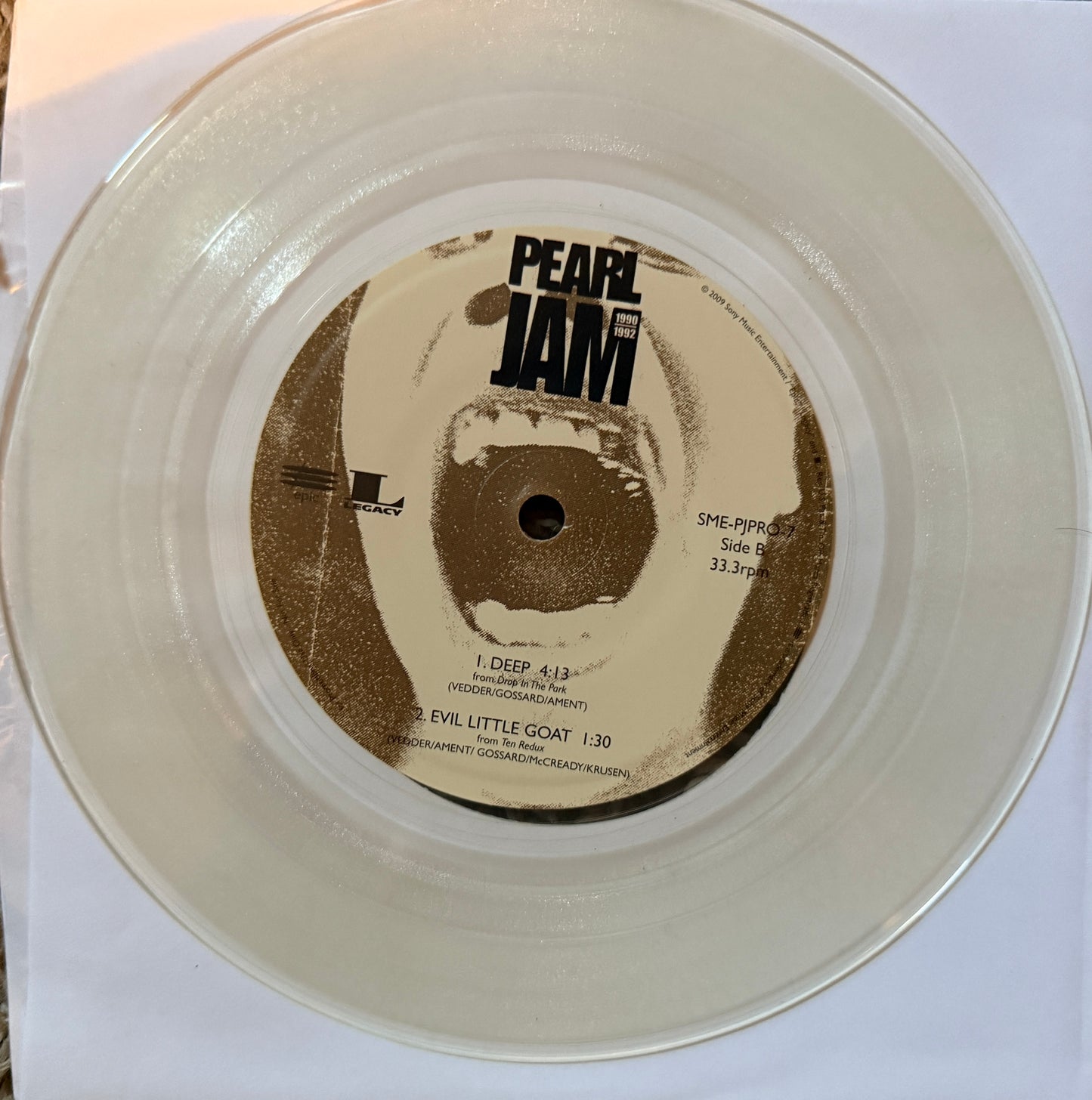 Pearl Jam - 1990-1992 Box Set Sample (6X7” Promo) *small hole
