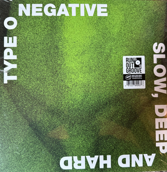 Type O Negative - Slow, Deep And Hard (Run Out Groove Ltd Edition 2XLP) Factory Sealed