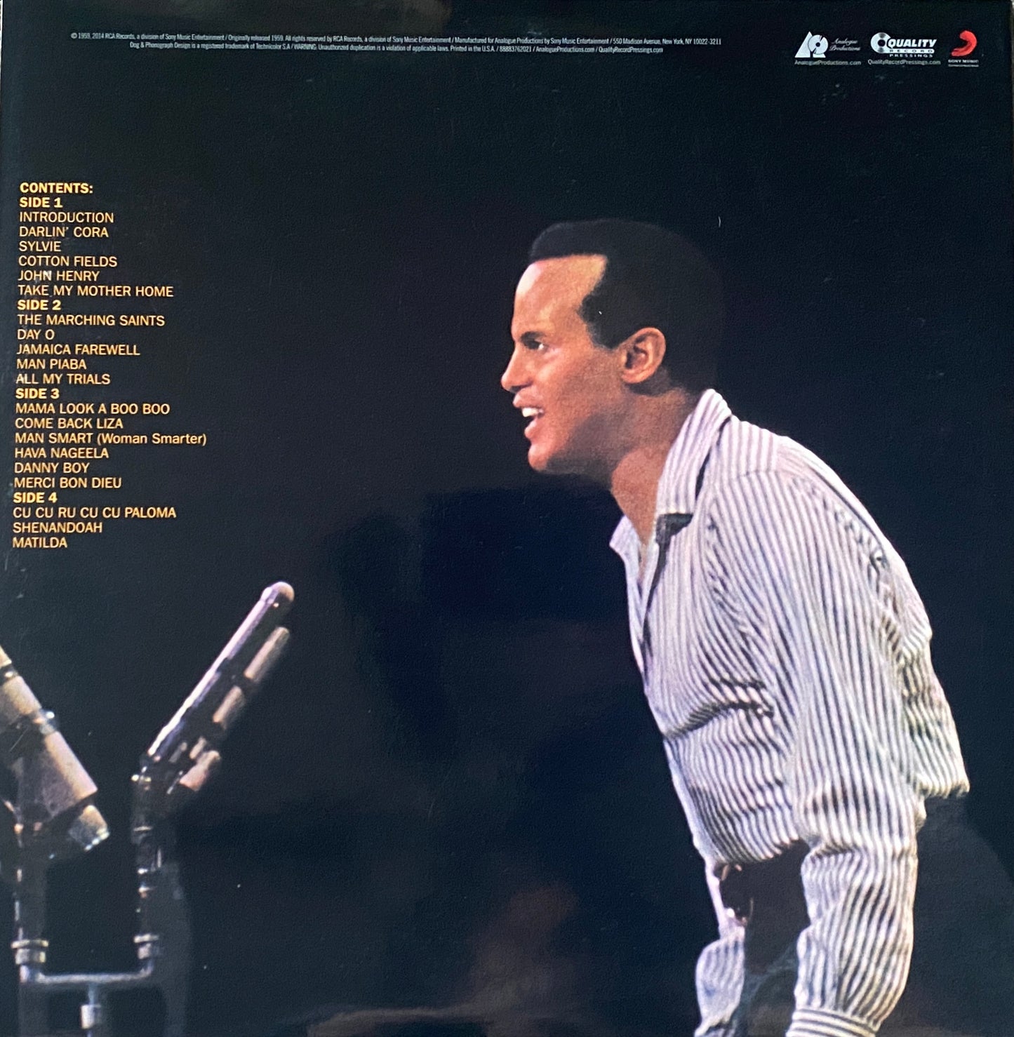 Belafonte - At Carnegie Hall (Analogue Productions)