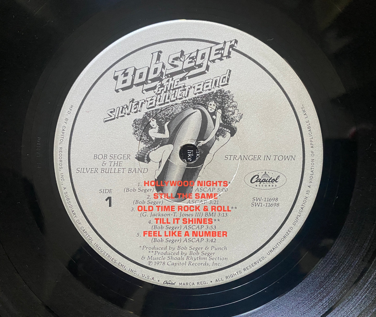 Bob Seger & The Silver Bullet Band - Stranger In Town (1978 U.S. Pressing)