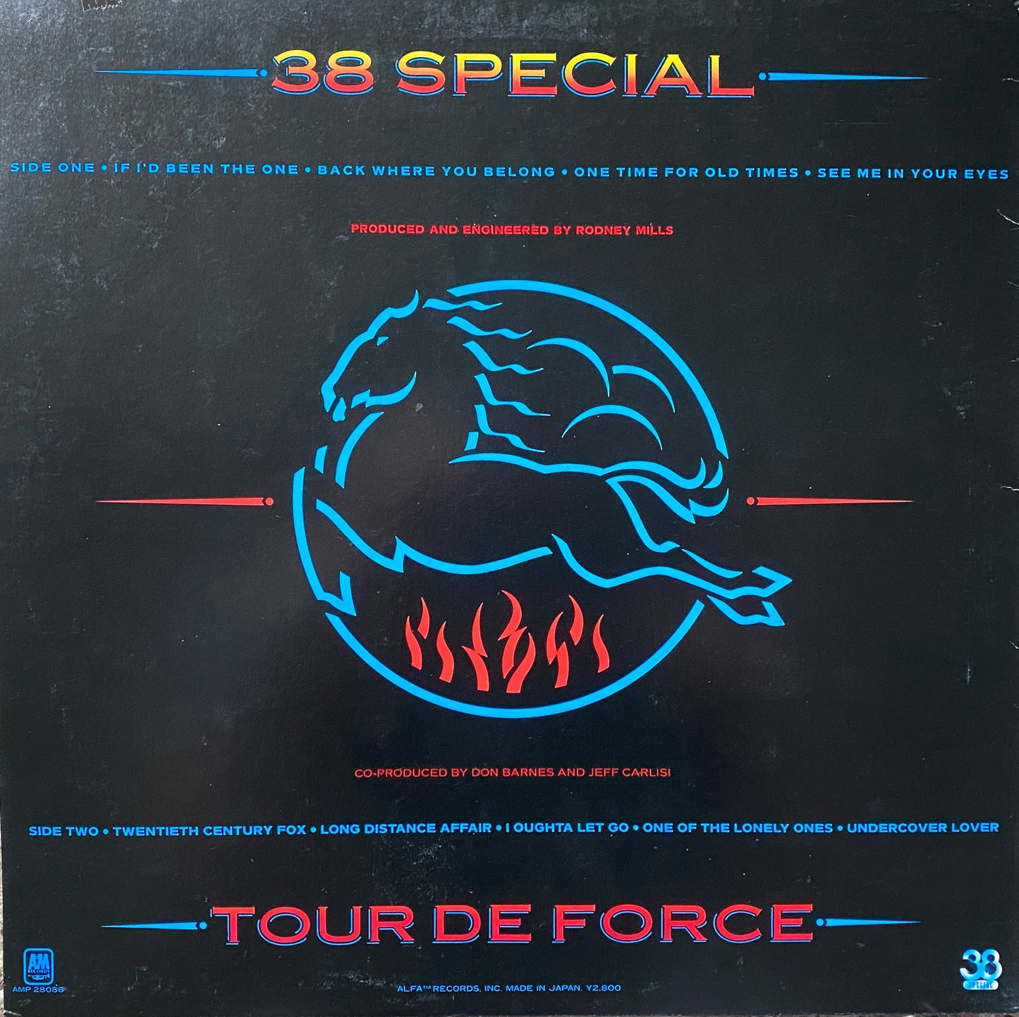 38 Special - Tour De Force (1983 Japan Press No OBI)