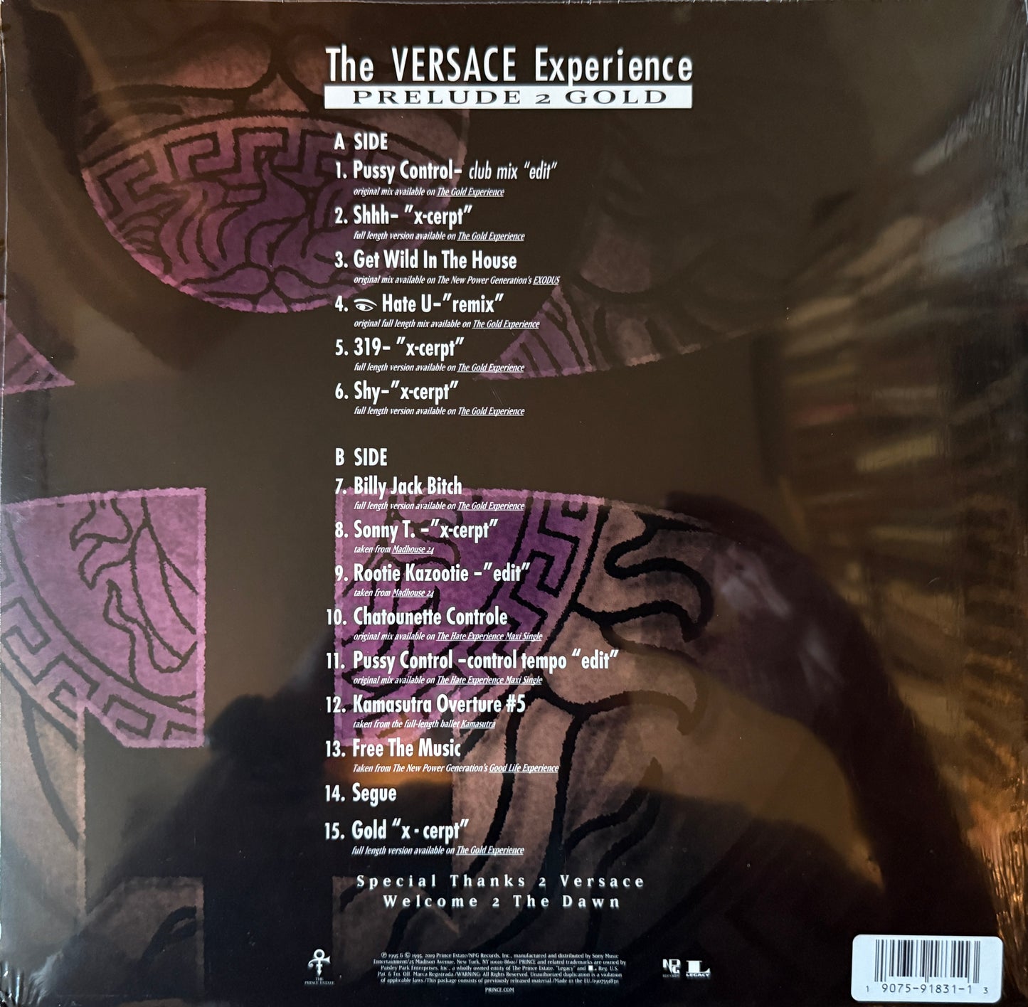 Prince - The Versace Experience (Ltd Edition Factory Sealed)