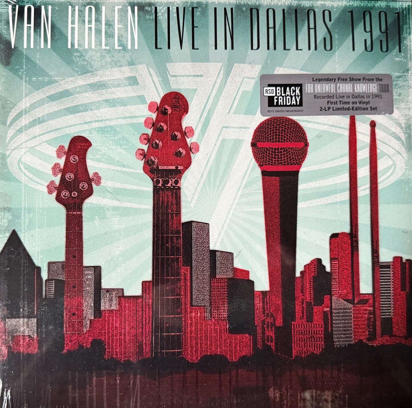 Van Halen - Live In Dallas 1991 (RSD Ltd Edition Red Vinyl 2XLP) Sealed