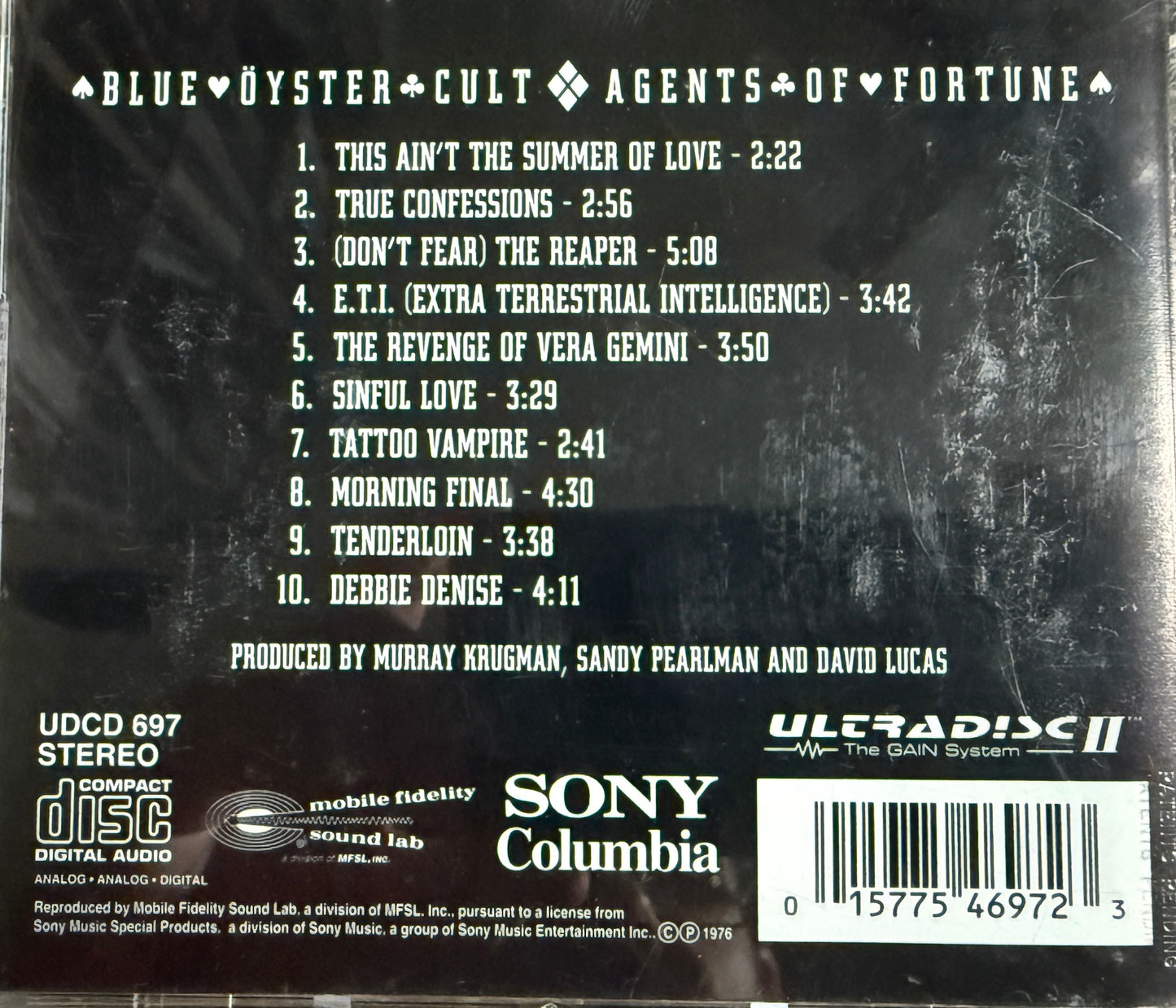 Blue Oyster Cult - Agent Of Fortune (Mobile Fidelity 24K Gold CD)