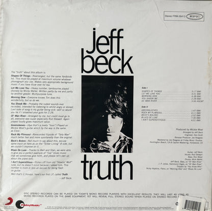 Jeff Beck - Truth (RTI Pressing, Blue Vinyl) Factory Sealed