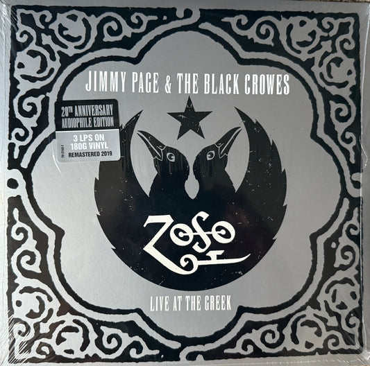 Jimmy Page & Black Crowes - Live At The Greek (2019 U.S. Press) 3XLP Sealed