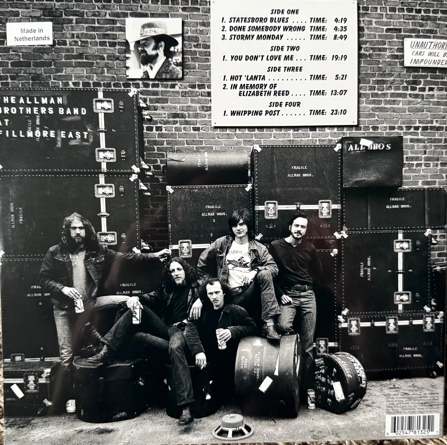 Allman  Brothers Band - At Fillmore East (2XLP) Factory Sealed