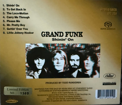 Grand Funk Railroad - Shinin’ On (Audio Fidelity SACD)