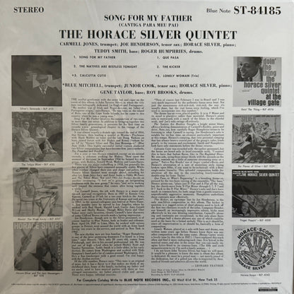 Horace Silver Quintet - Song For My Father (Music Matters SRX)