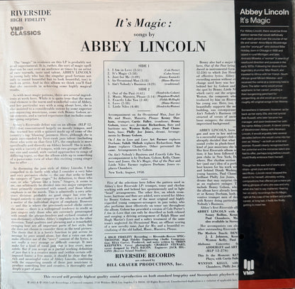 Abbey Lincoln - It’s Magic (VMP) Factory Sealed