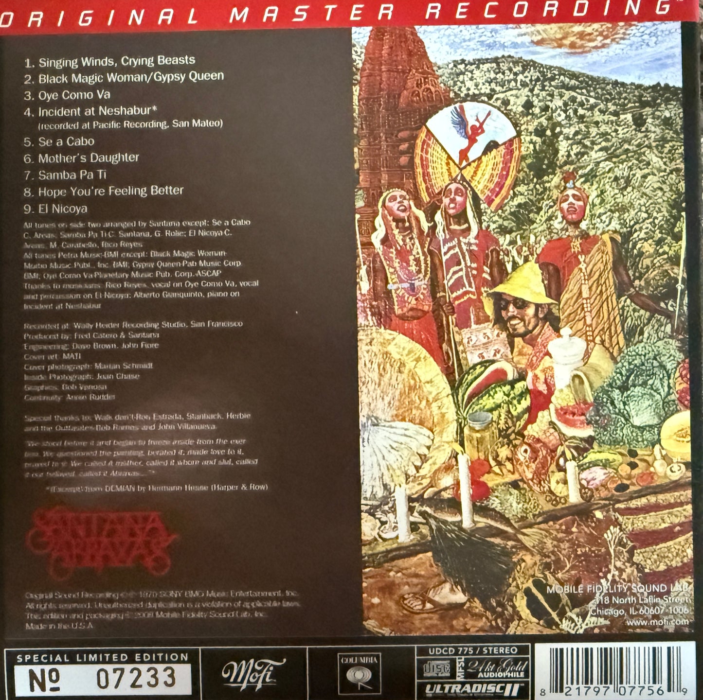 Santana - Abraxas (Mobile Fidelity 24K Gold CD)