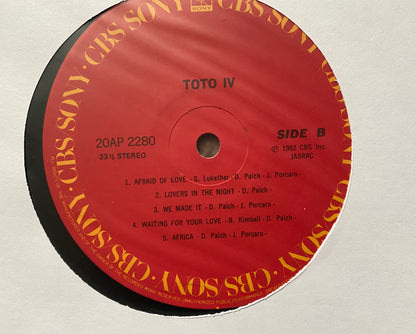 Toto - Toto IV (1982 Japan Press No OBI)