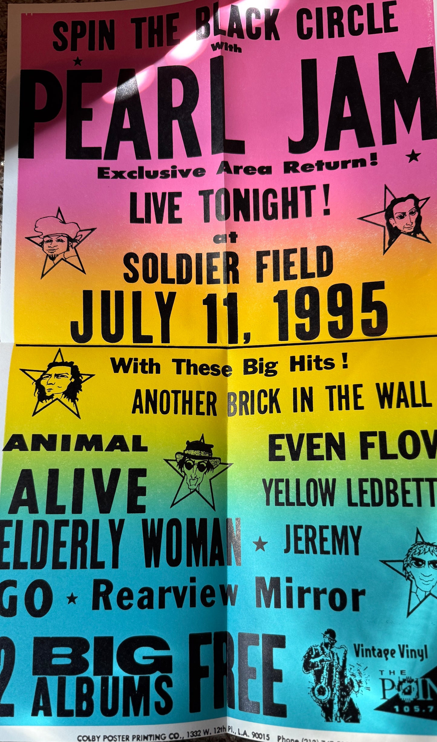 Pearl Jam - Live Tonight (Promo 2XLP) Marbled Green