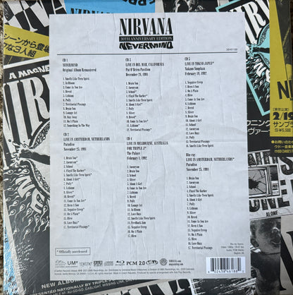 Nirvana - Nevermind (30th Anniversary Box Set 3XCD Blu-Ray) Factory Sealed