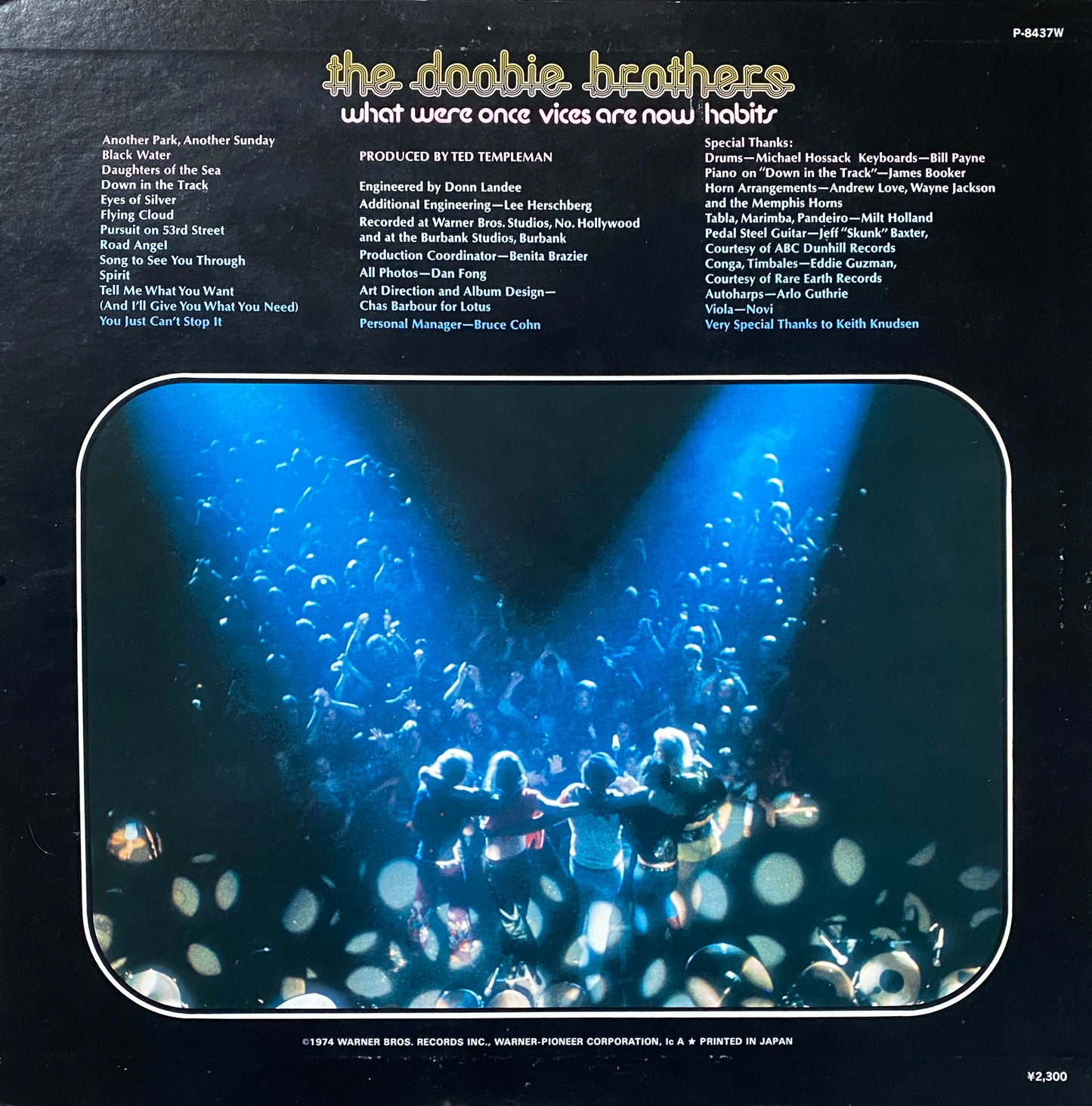 Doobie Brothers - What Once Were Vices Are Now Habits (1981 Japan Press No OBI)