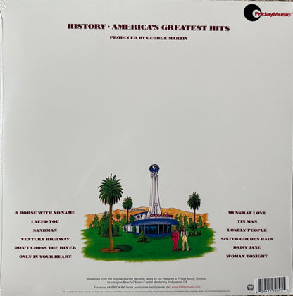 America - Greatest Hits (White Vinyl) Friday Music/Factory Sealed