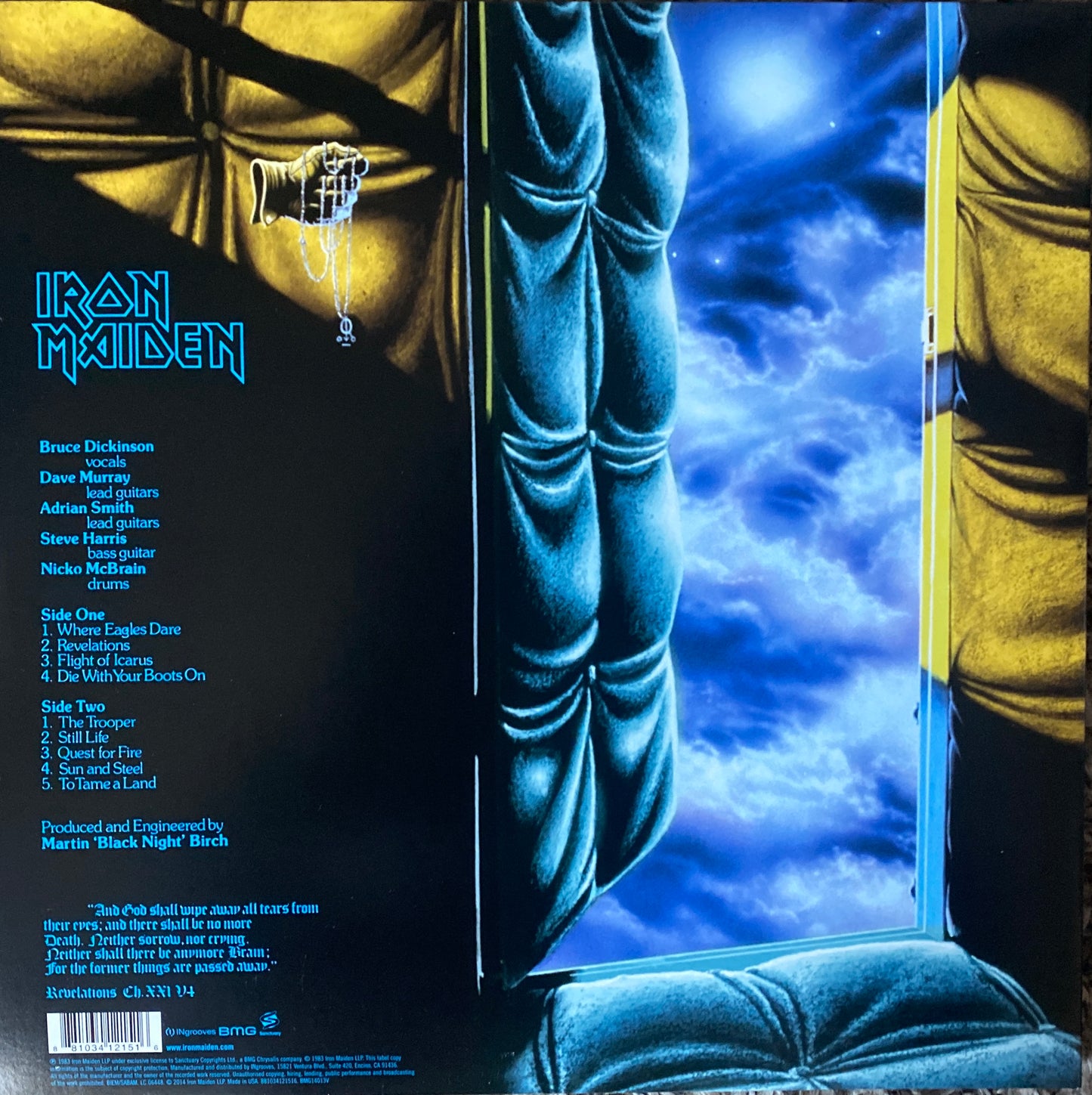 Iron Maiden - Piece Of Mind (2014 U.S. Press 180 Gram)