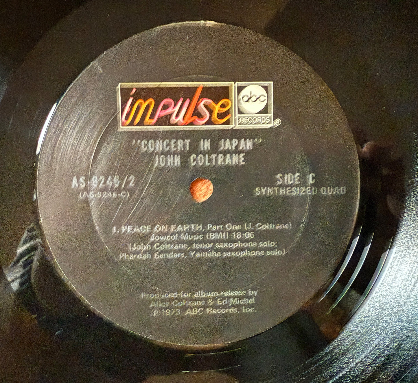 John Coltrane - Concert In Japan (70’s Impulse) 2XLP