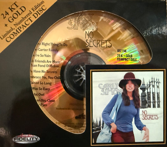 Carly Simon - No Secrets (Audio Fidelity Gold CD)